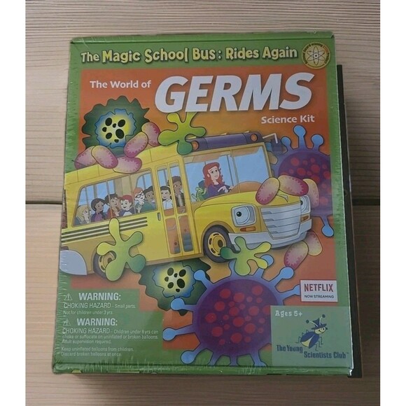 The Magic School Bus The World of Germs Science Kit New Sealed Homeschool Learn - Picture 1 of 6